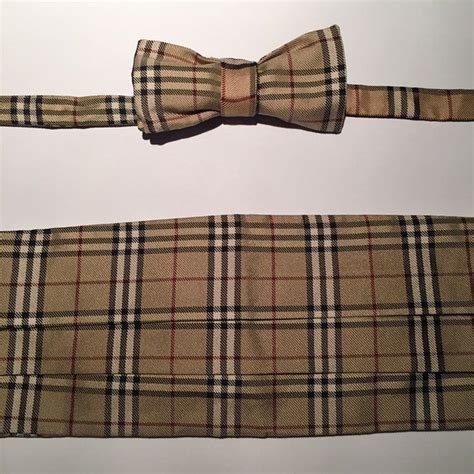 burberry cummerbund and bowtie set|Designer Ties & Cufflinks .